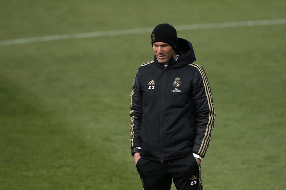 Zidane orquestó una sesión táctica. EFE