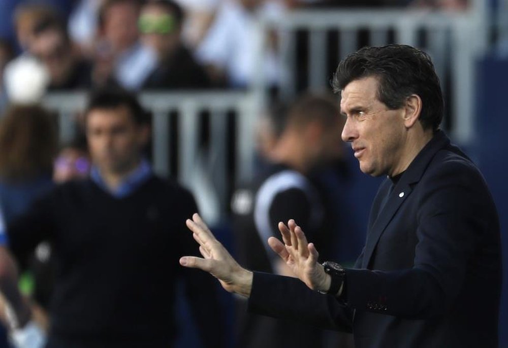 El Madrid envió fuerzas al ex entrenador de Numancia, Celta o Girona. EFE