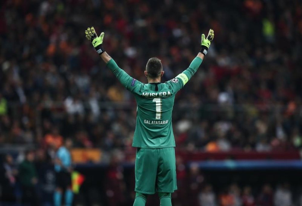 Muslera, único no transferible en el Galatasaray. EFE