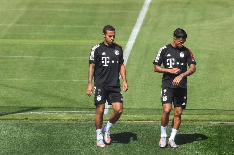 El Bayern no exige una gran cantidad para dejar salir a Thiago. EFE