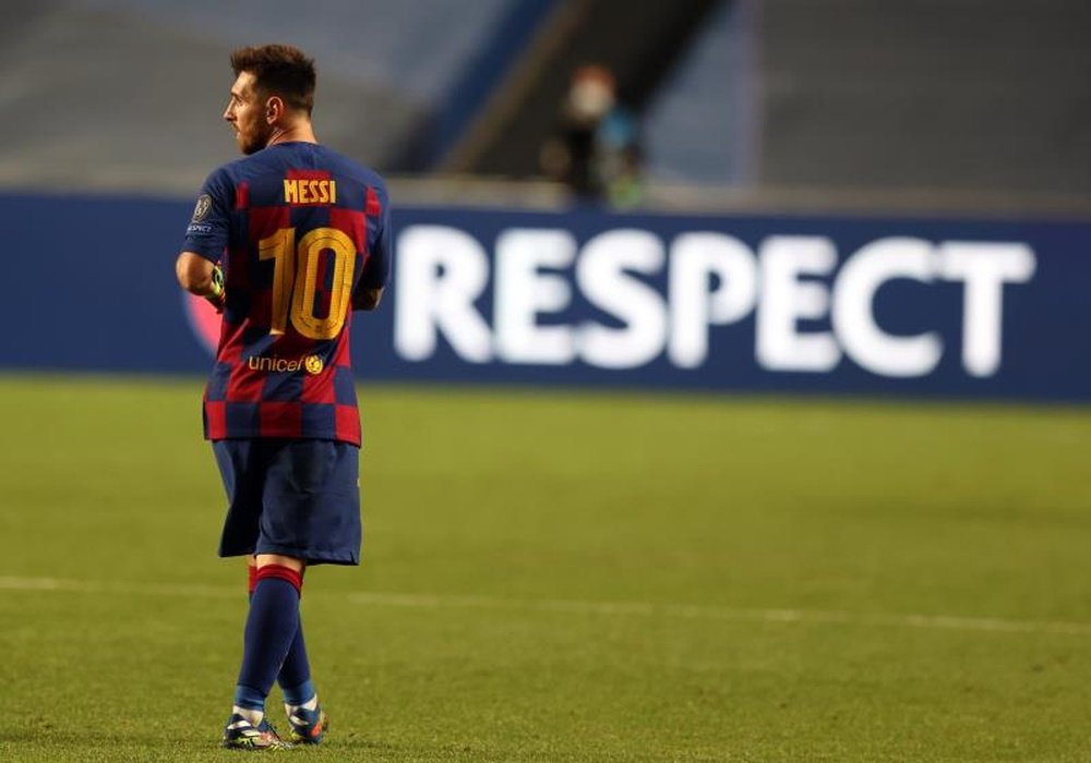 Messi incendió el Barça pidiendo su salida. EFE