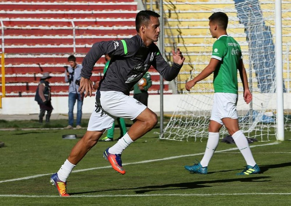 Jhasmani Campos no jugará más para la Selección de Bolivia. EFE