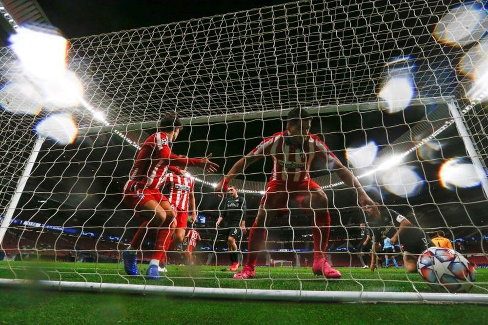 Joao Félix guía al Atlético y el Madrid se salva de la quema. EFE/Juanjo Martín