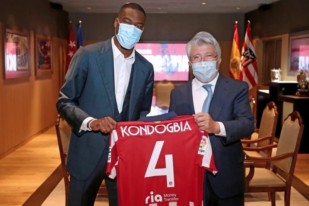 Kondogbia está deseando defender la camiseta del Atlético. EFE