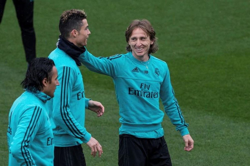 Cristiano y Modric vivieron una inolvidable etapa en el Real Madrid. EFE
