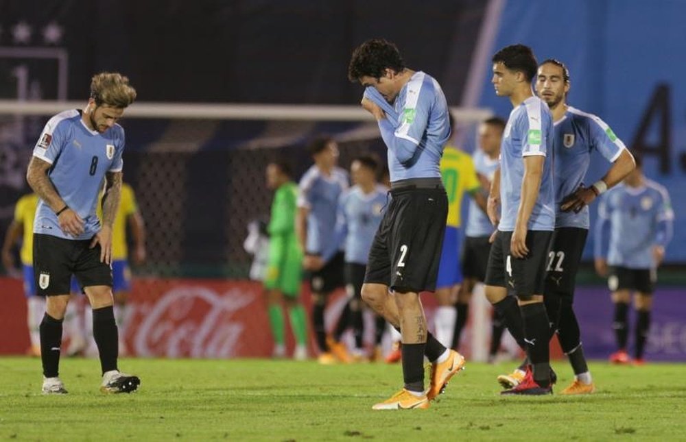 Uruguay perdió ante Brasil. EFE