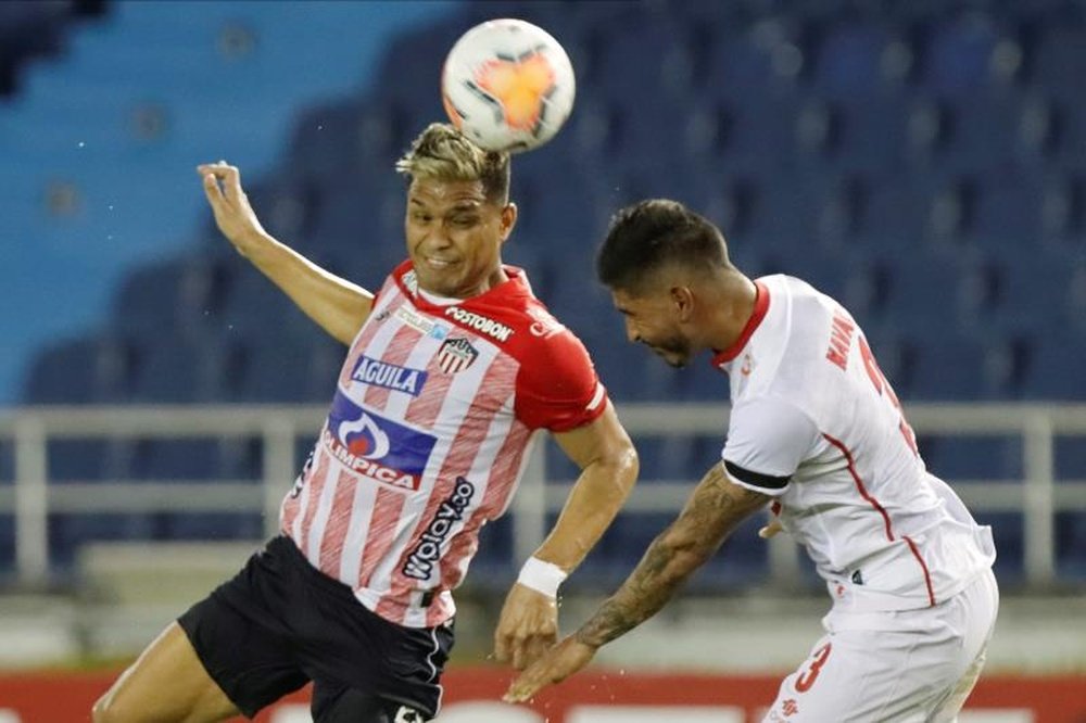 Junior ganó 2-1 en Barranquilla a Unión La Calera. EFE/Archivo