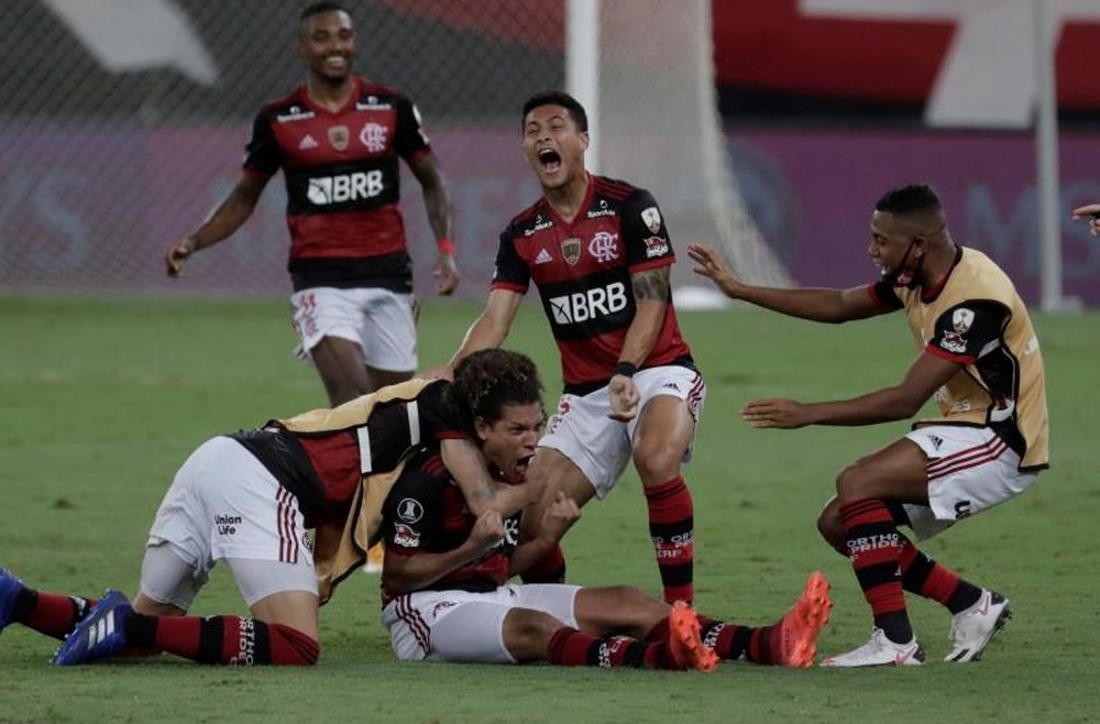 Flamengo se faja y saca los tres puntos ante Botafogo. EFE/Archivo