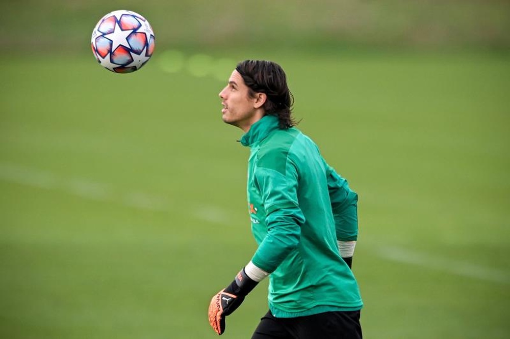 Sommer habló en la previa del Madrid-'Gladbach. EFE/EPA