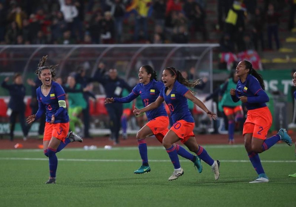 Colombia hizo historia gracias a la Selección femenina. EFE