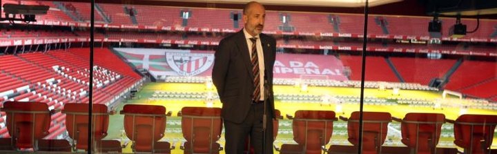 El presidente del Athletic reiteró la confianza en Garitano