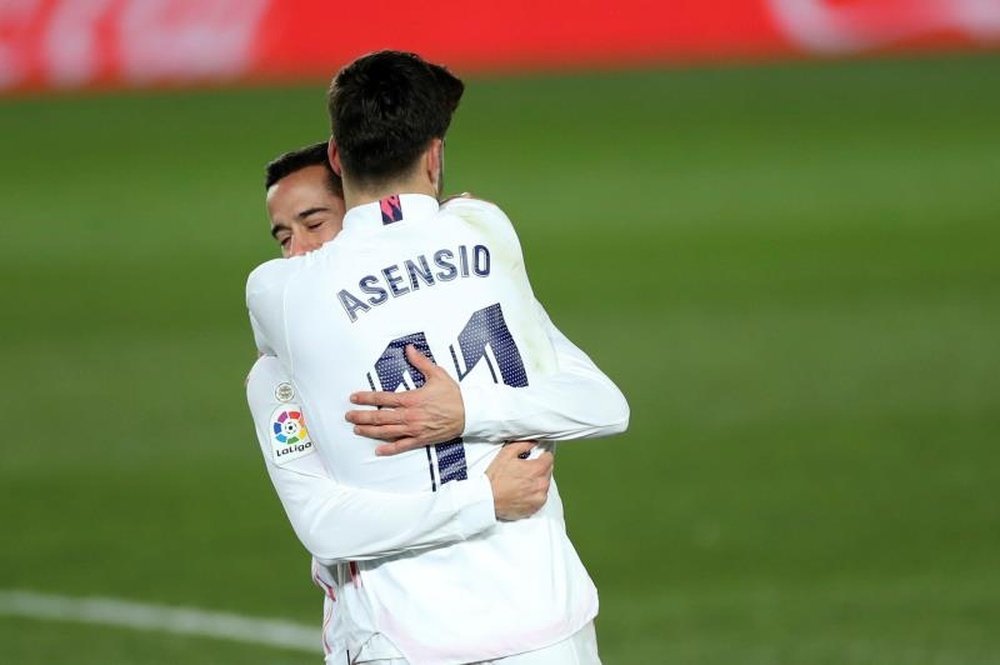 Asensio marcó un gol en la victoria del Madrid ante el Celta. EFE