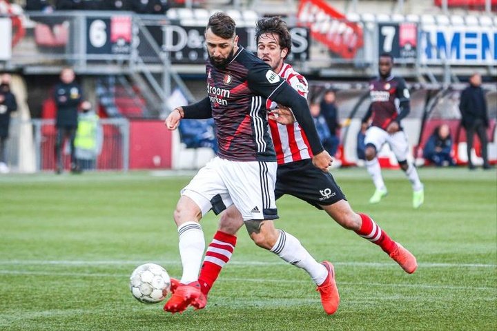 Lucas Pratto se estrenó con victoria en el Feyenoord