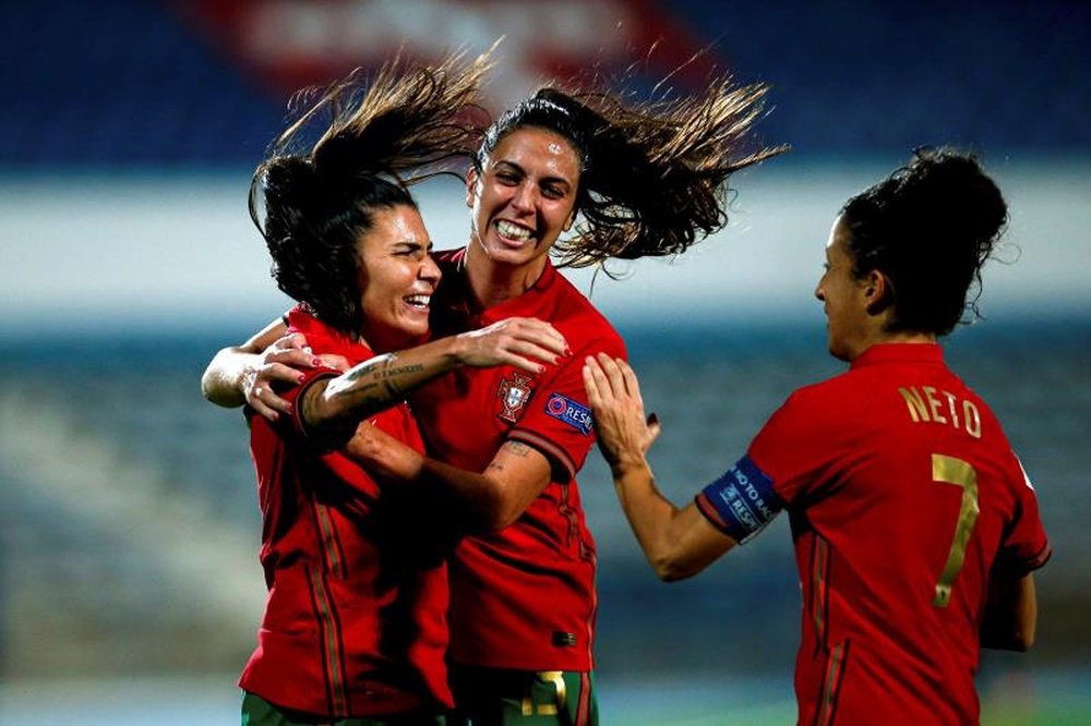 El fútbol femenino triunfa en Portugal. EFE