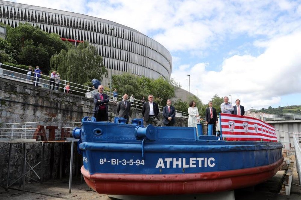 La tienda del Athletic quiere aprovechar el tirón. EFE