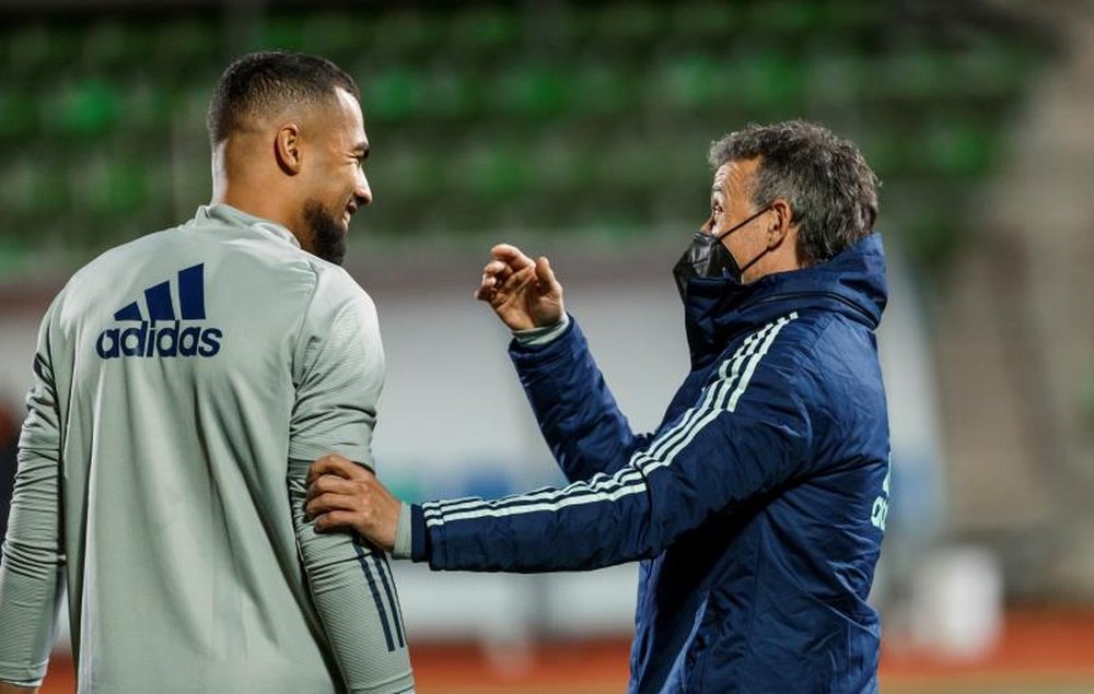 Robert Sánchez fue la gran sorpresa de Luis Enrique. EFE
