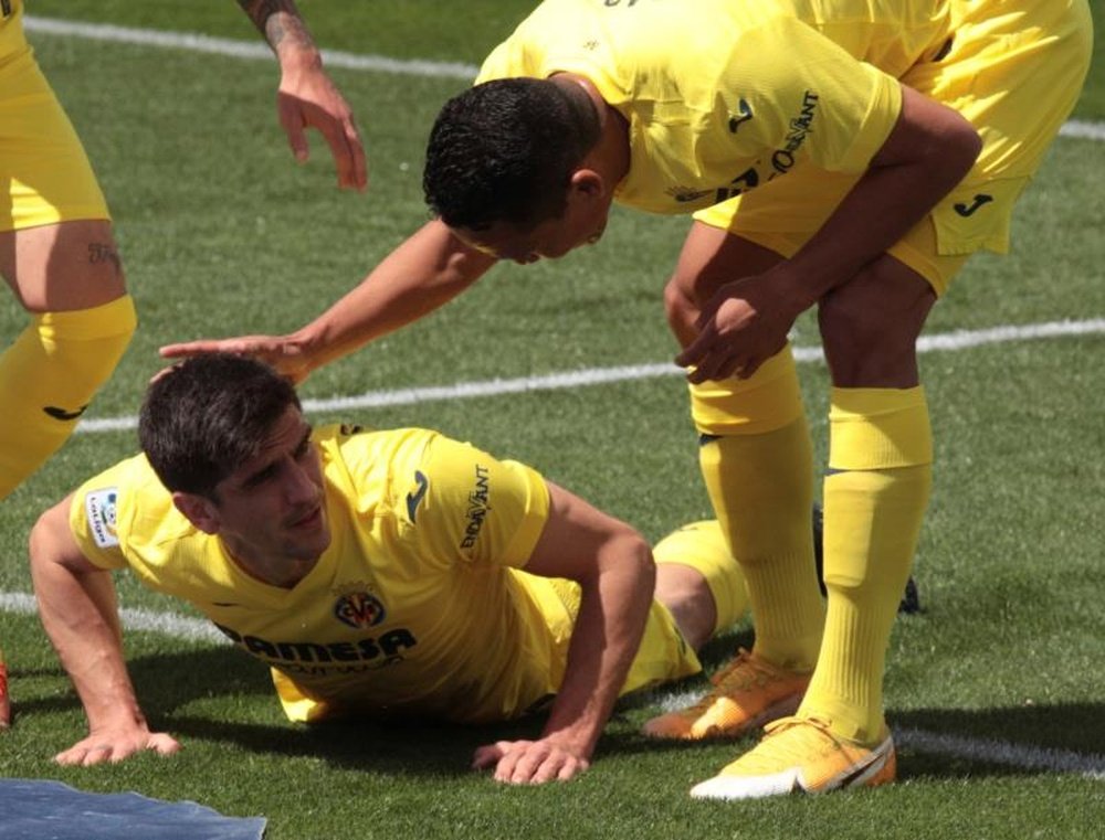 El Villarreal consiguió la permanencia virtual en Primera. EFE