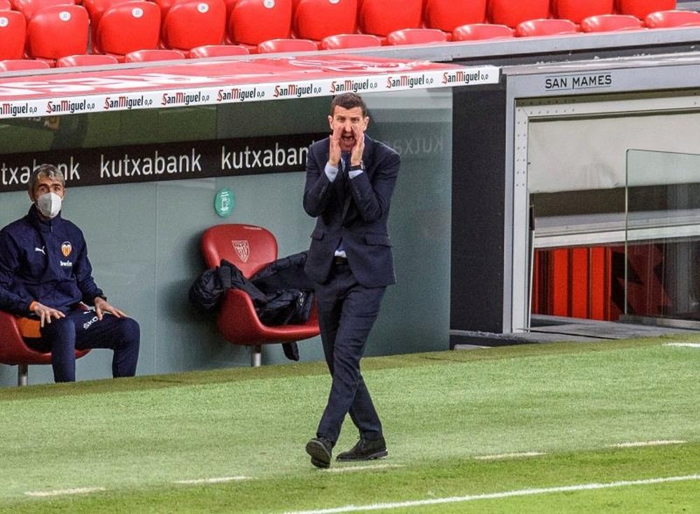 El entrenador del Valencia también se opuso a la Superliga. EFE