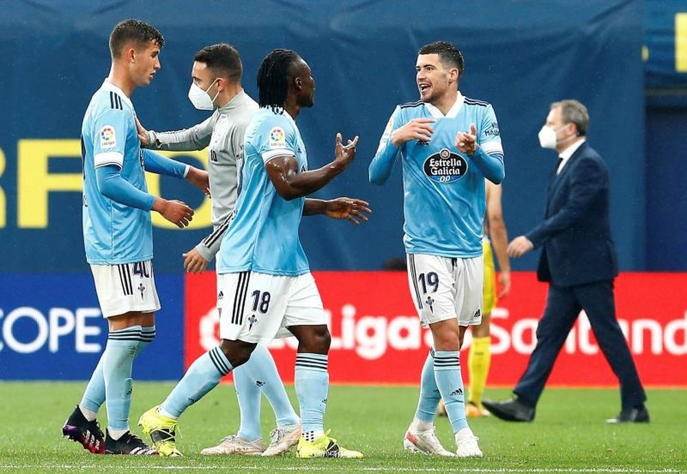 El Celta se quitó un peso de encima. EFE