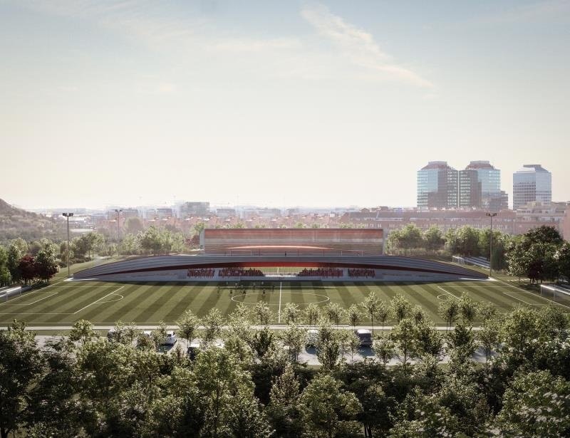 El CF Damm inaugurará su estadio en la montaña de Montjuïc en 2023. EFE