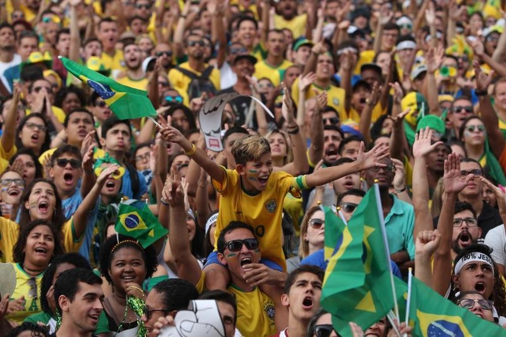 La Copa América, con un mínimo respaldo popular en Brasil. EFE