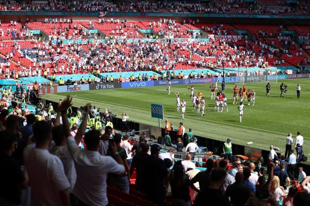 Wembley podría acoger a 45.000 aficionados en la gran final EFE/EPA