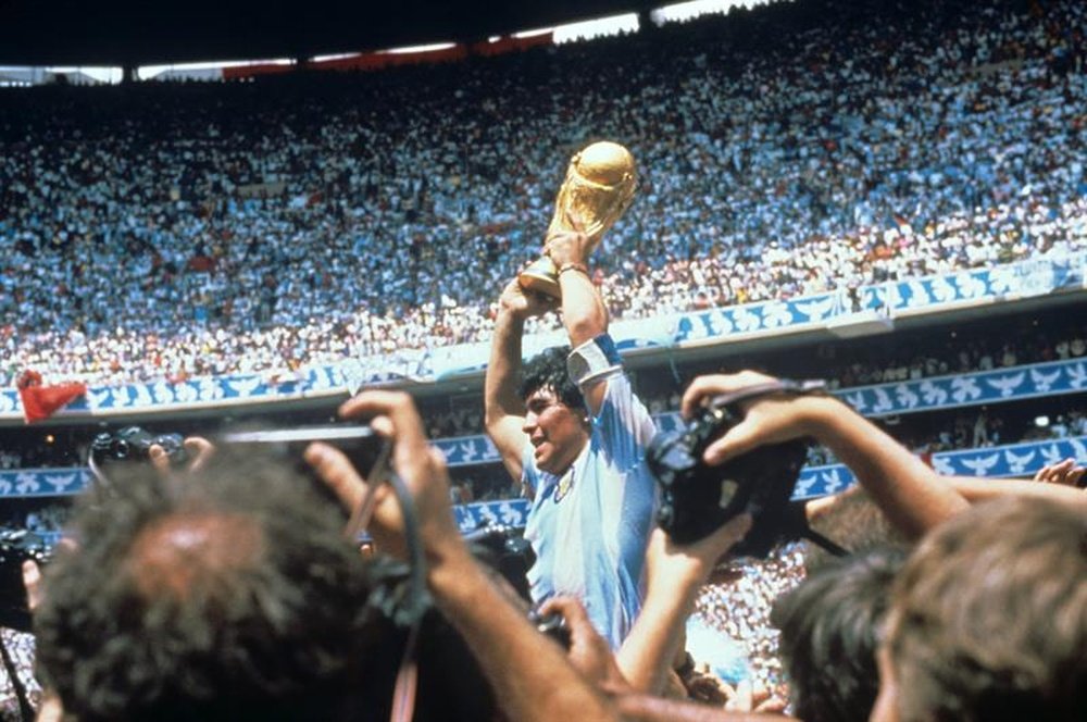 El Mundial de México '86 fue el Mundial de Maradona. EFE/Archivo