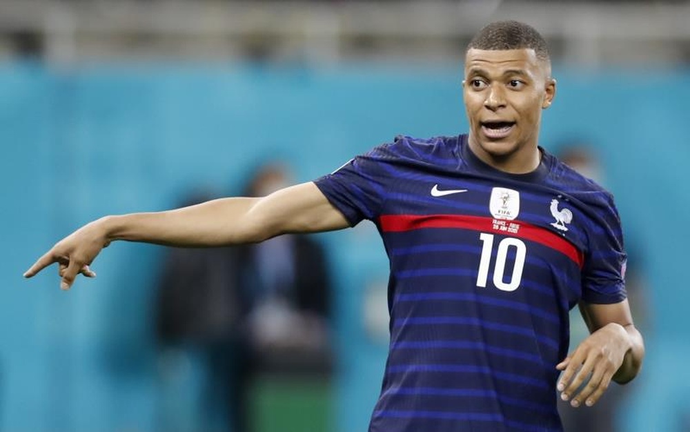 Mbappé fue protagonista en los octavos, pero no como hubiera deseado. EFE/EPA