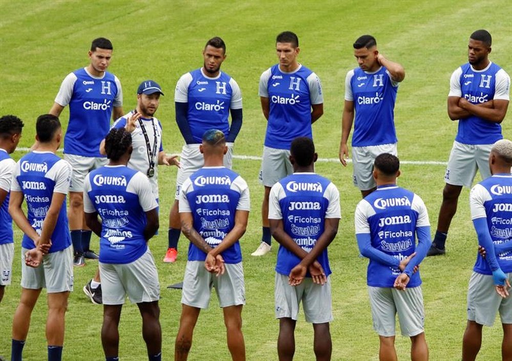 Los 23 de Honduras para la Copa Oro. EFE/Archivo
