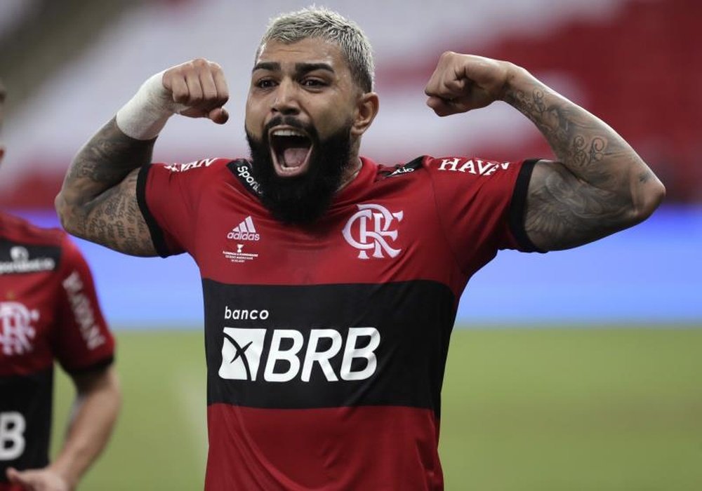 Flamengo venció 0-5 a Bahía. EFE