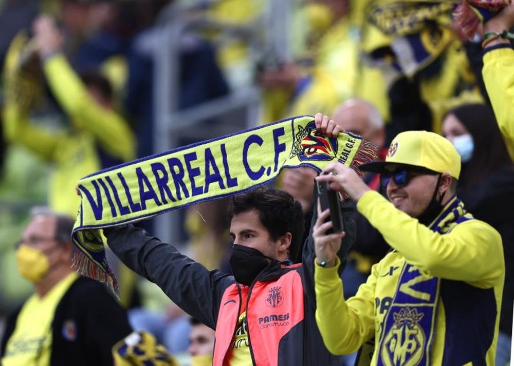 El Villarreal podrá estar respaldado por 1.500 aficionados. EFE/EPA/Archivo