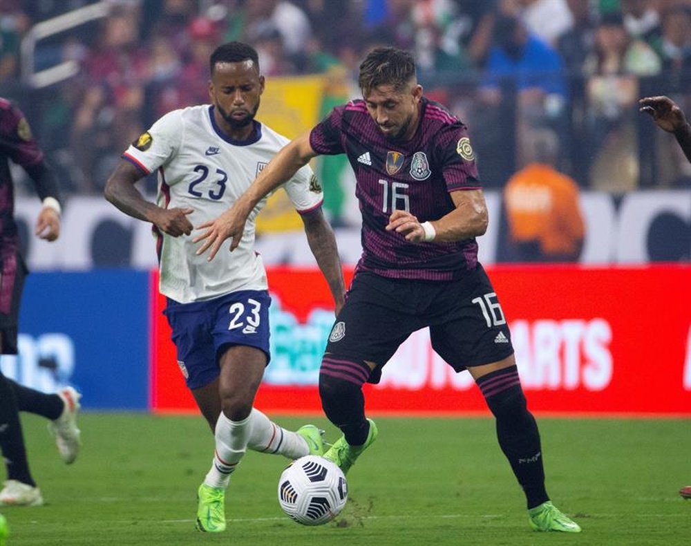 Héctor Herrera, el mejor de la Copa Oro. EFE