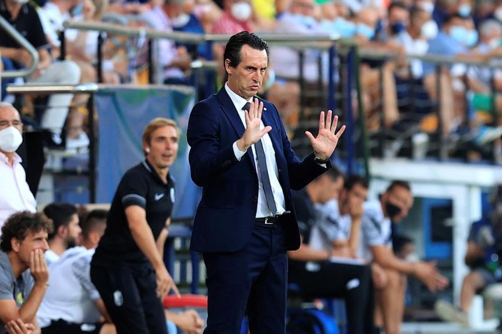 Emery consideró el empate insuficiente. EFE