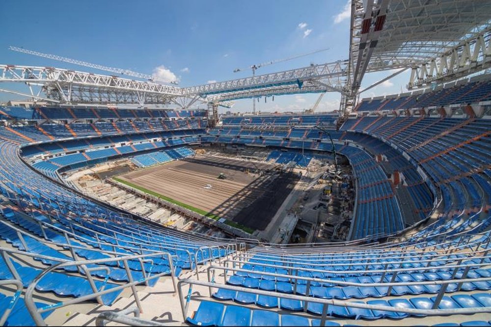 El Santiago Bernabéu ya está listo. EFE