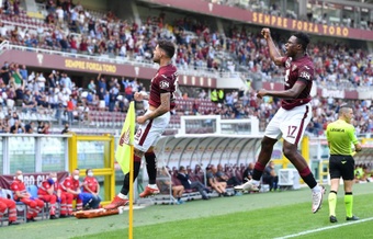 El Torino goleó en el estreno de Ribéry. EFE