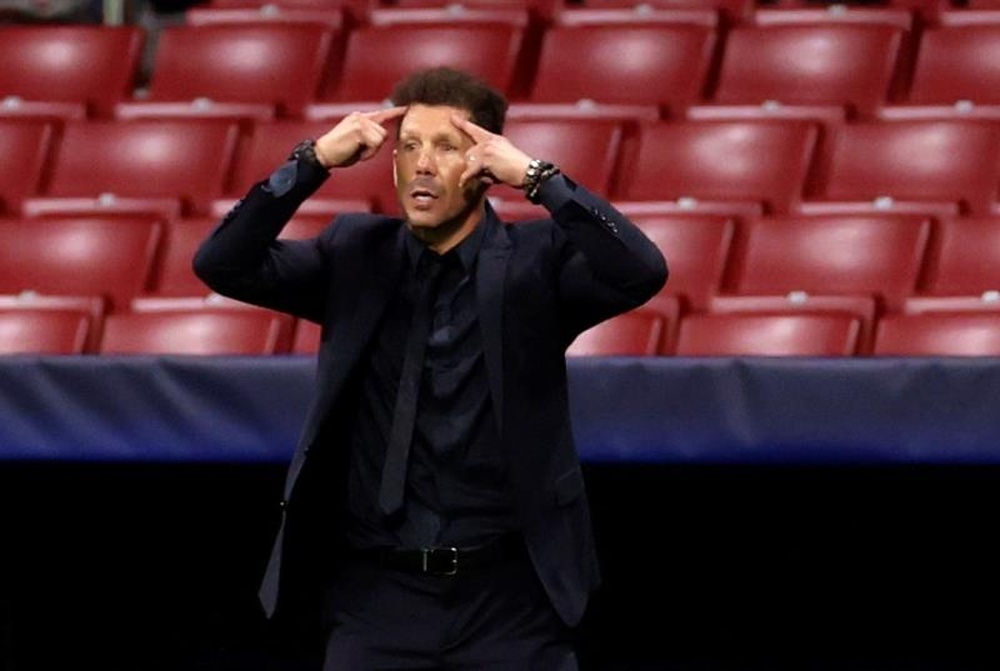 Simeone analizó el empate ante el Oporto. EFE
