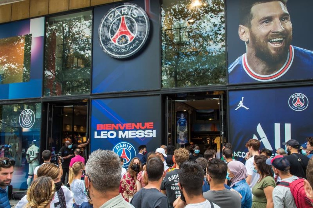 El fichaje de Messi provoca un impacto total en las arcas del PSG. EFE