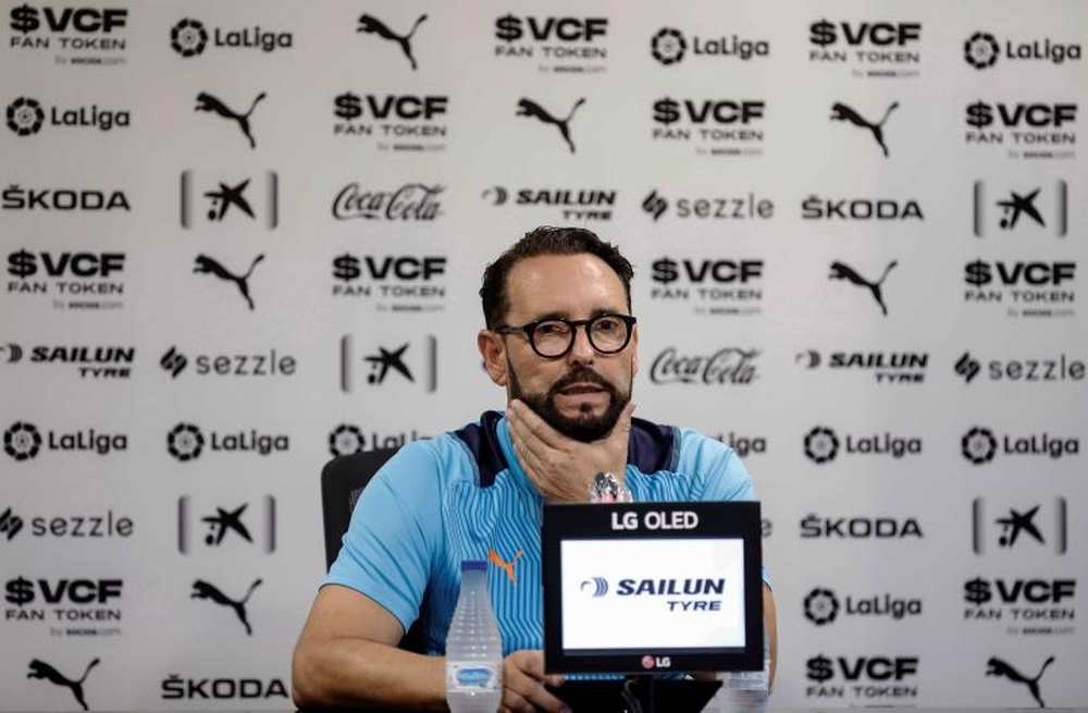 Bordalás busca su primera victoria ante el Madrid. EFE