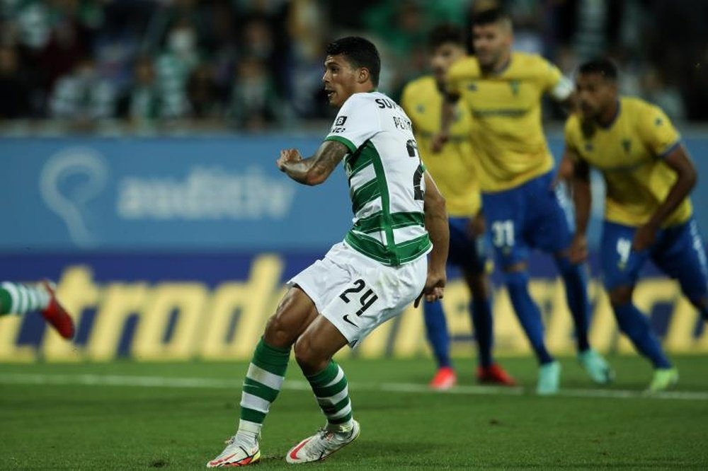 El Sporting de Portugal se impuso por 0-1 contra el Estoril. EFE