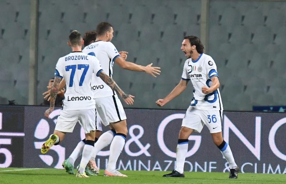 El Inter venció 1-3 a la Fiorentina. EFE