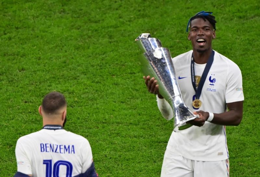 Paul Pogba reconoció que la Selección Francesa tuvo mucho margen de mejora. EFE