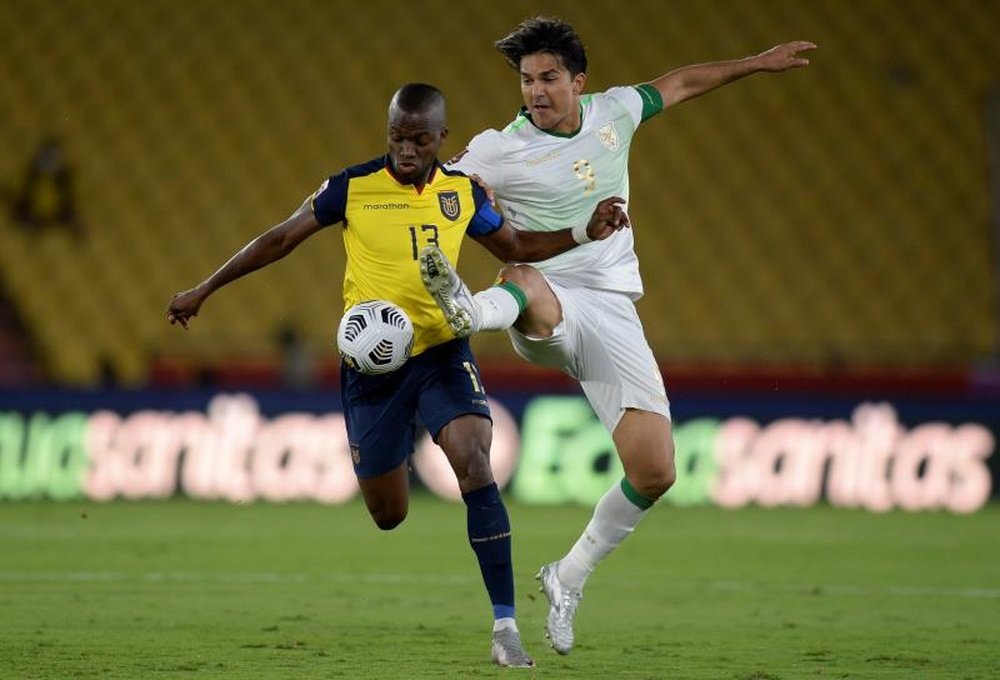 Enner Valencia afirmó que Ecuador sigue en la pelea por ir al Mundial. EFE
