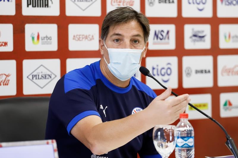 Berizzo habló sobre el estado de la Selección de Paraguay. EFE
