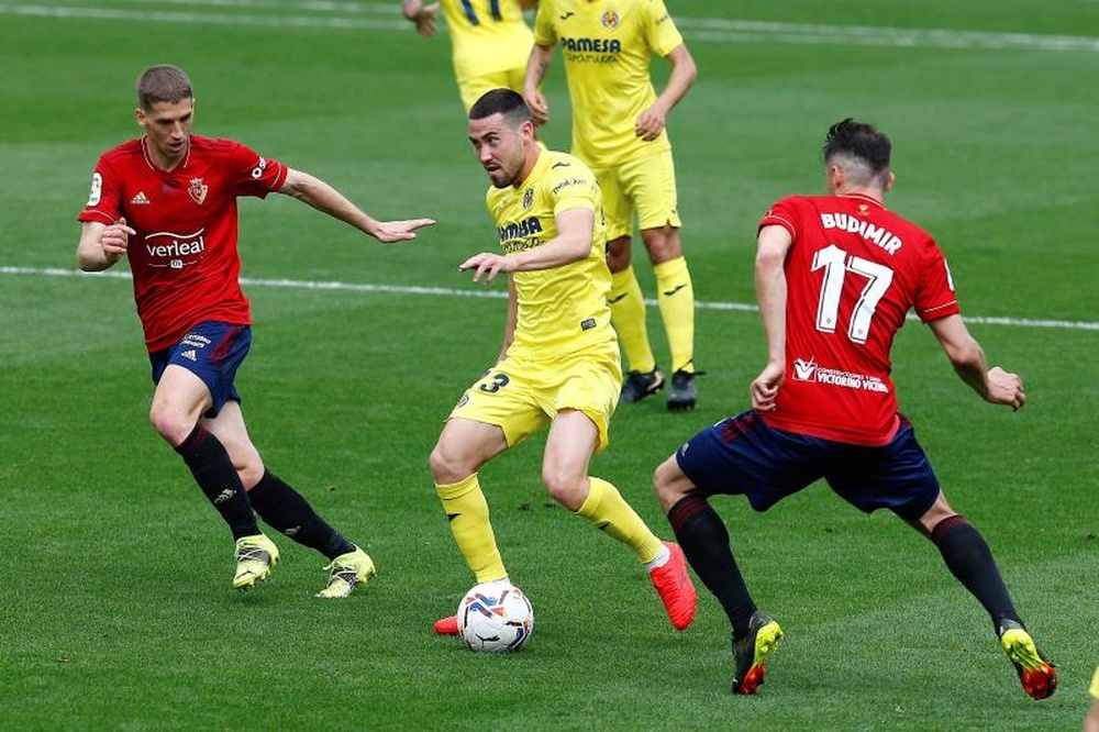 Cara a cara entre Villarreal y Osasuna. EFE