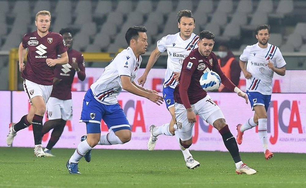 El Torino tumbó contundentemente a la Sampdoria. EFE