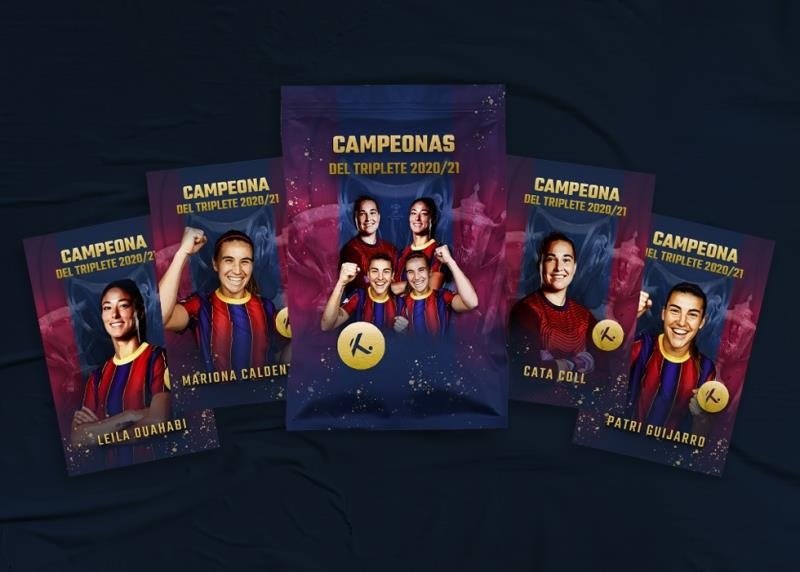 Pagan 350 euros por un NFT de las campeonas del Barça