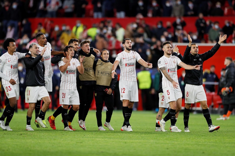 El Sevilla llegó vivo a la última jornada. EFE