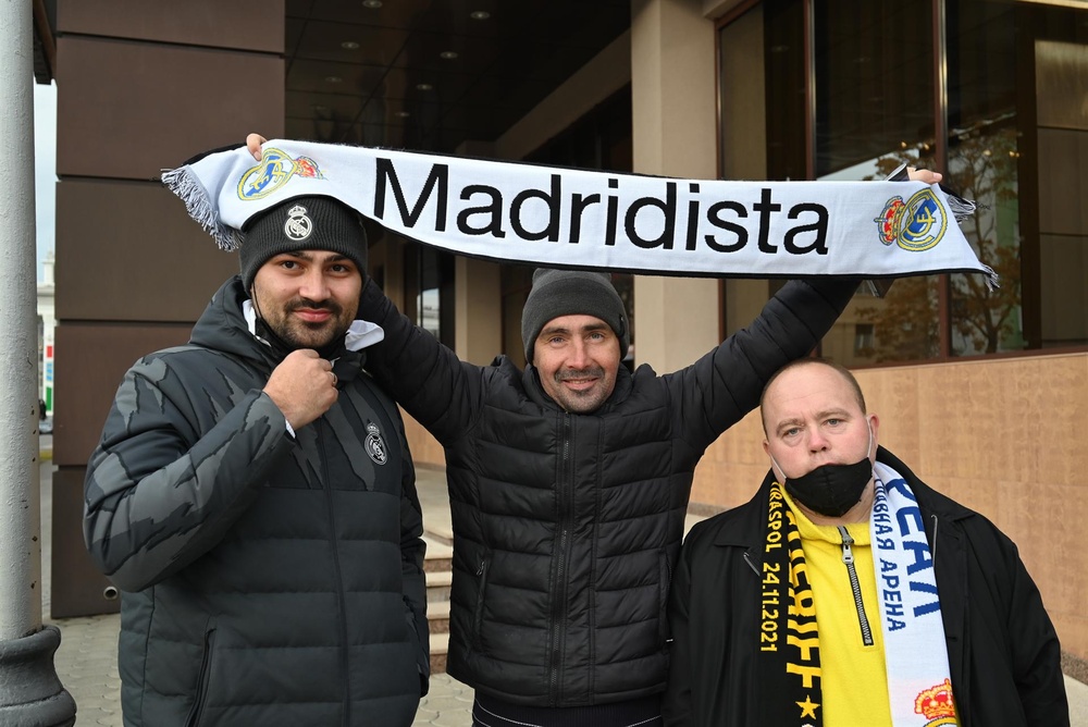 40 valientes que acompañarán al Madrid en Tiráspol. EFE