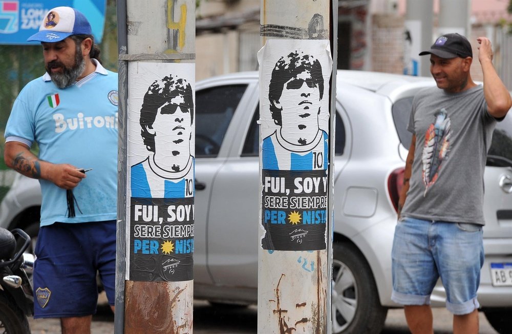El mundo no se olvida de Maradona. EFE