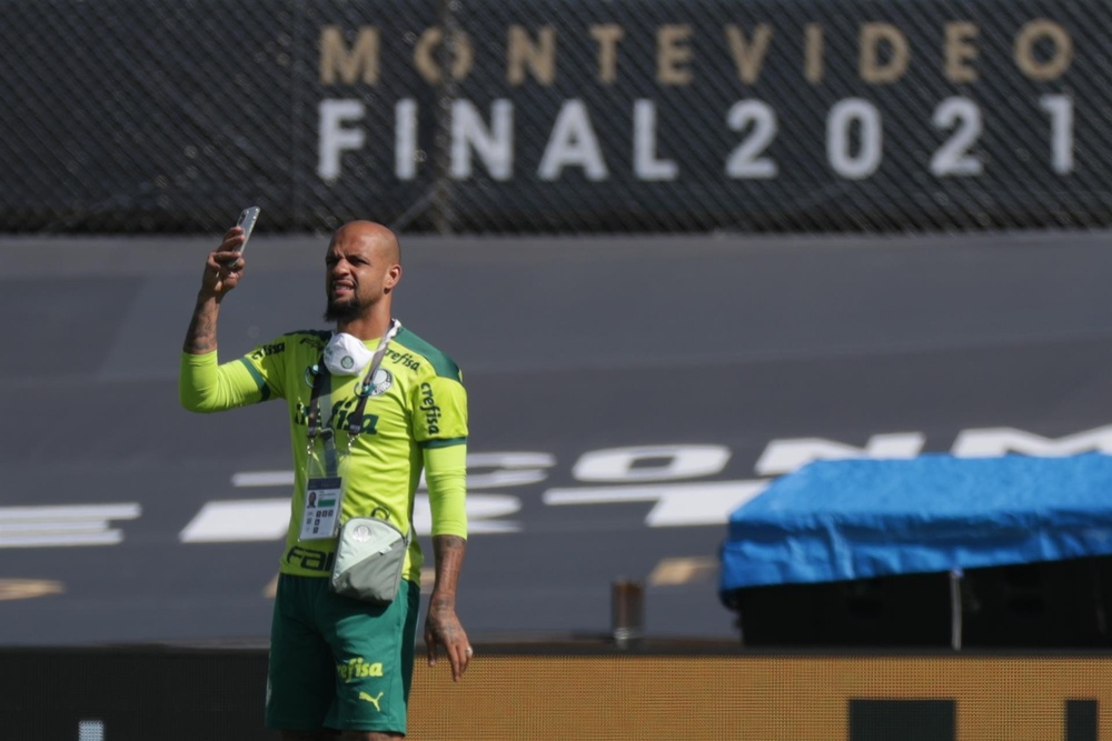 Felipe Melo habló antes de la final de la Libertadores en la que se enfrentará a Flamengo. EFE
